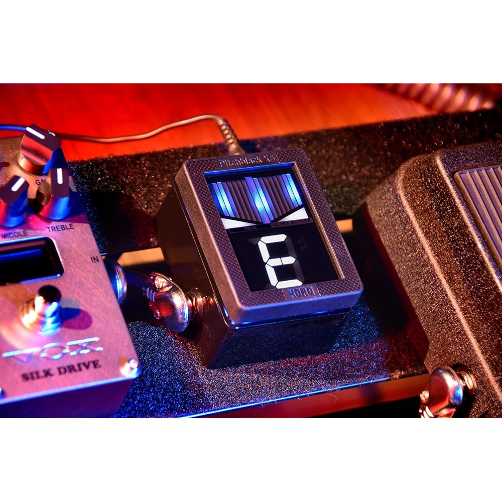 KORG (KORG) Guitar/Bass Pedal Tuner Pitchblack XS Large Display ± 0.1 Cent High Accuracy ULTRA BU...
