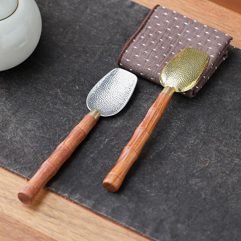 

Zhinianhua Rosewood Alloy Tea Scoop