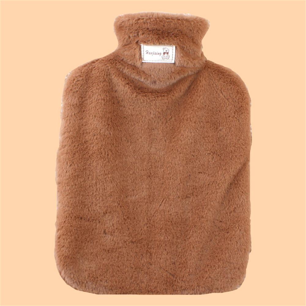 1000ml/2000ml Soft Hand warmers Hot-water Bag with Plush Cover Hot-water Bottle Protecter Hand Portable Winter Warming Products