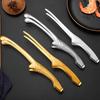 1Pc Food Clip Stainless Steel Barbecue Clips Portable Outdoor Grilling Tweezers Non-Slip Steak Tongs Kitchen Cooking Tools