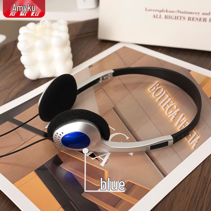 

Retro Over-Ear Wired Headphones for Desktops and Tablets - Ideal for Students