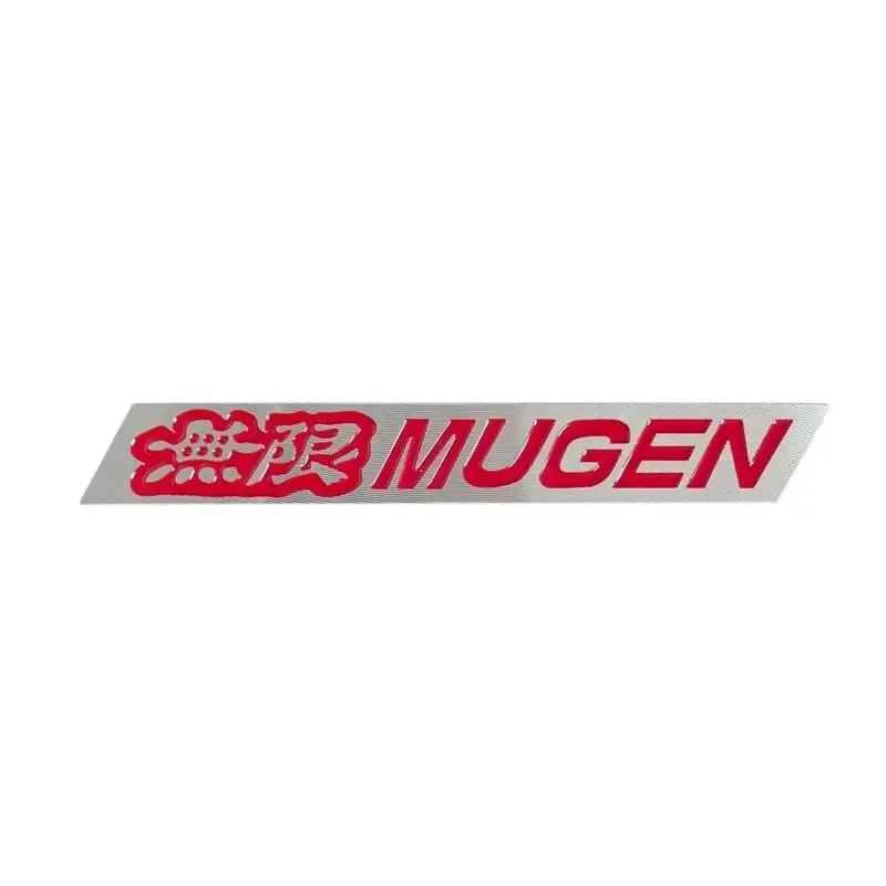 3D Aluminum Alloy Mugen Logo Rear Trunk Fender Emblem Badge Car Sticker Decals For Honda Civic Type R Accord Integra CRV Fit