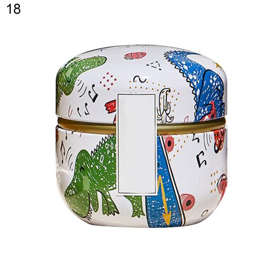 Tea Holding Jar Wide Application Bright-colored Multicolor Attractive Sturdy Anti-cracking Chocolate Can for Home