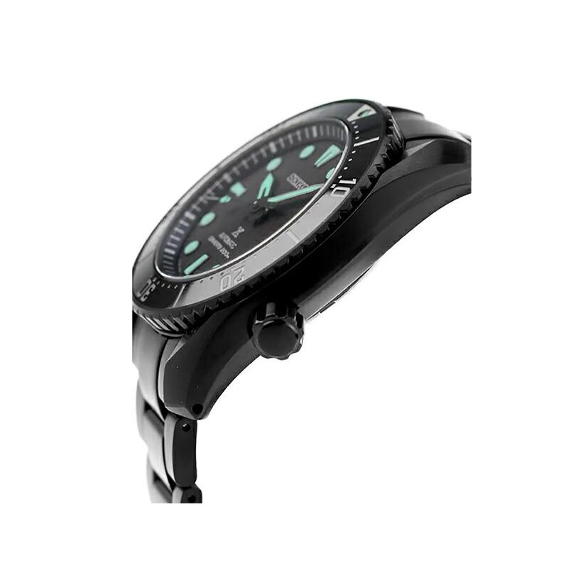 SEIKO Automatic Mechanical Movement Stainless Steel Strap Watch Men's Watches Black Dial SBDC193