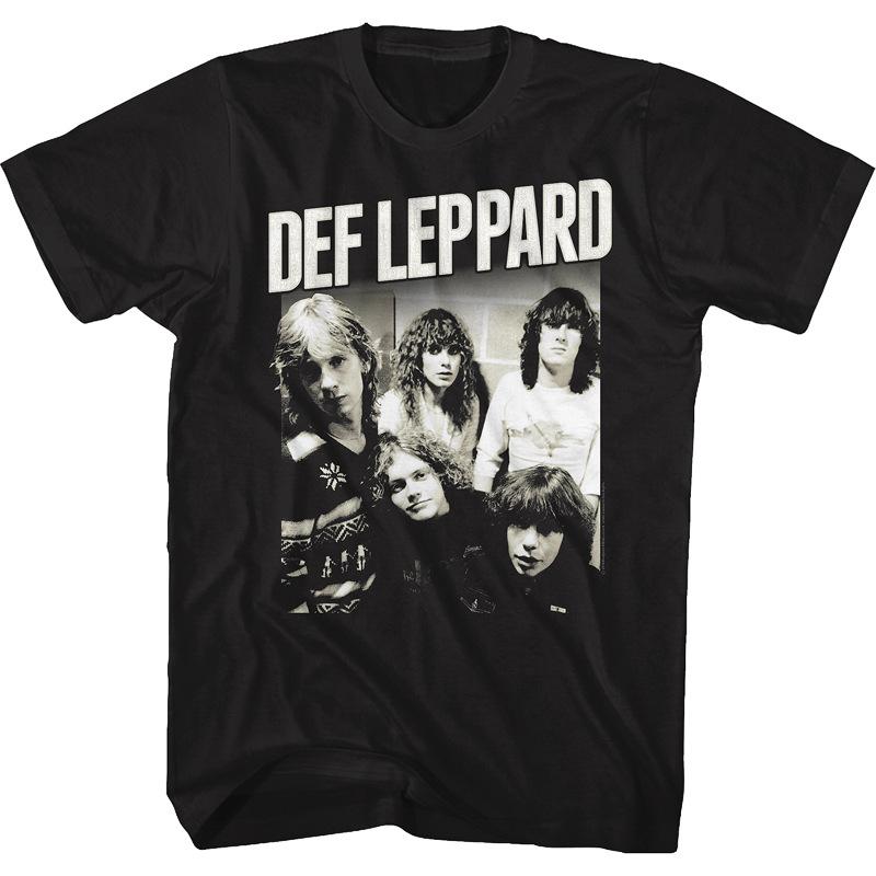 Def Leppard ADRENALIZE 1992 World Tour T-shirt Let's Get Rock Men Women Oversized Short Sleeve Streetwear Hip Hop Female Male Clothing