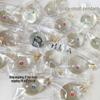 Clear Dango Squishy Stress Ball Keychain - Slow Rebound & Sticky Cute Backpack Pendant