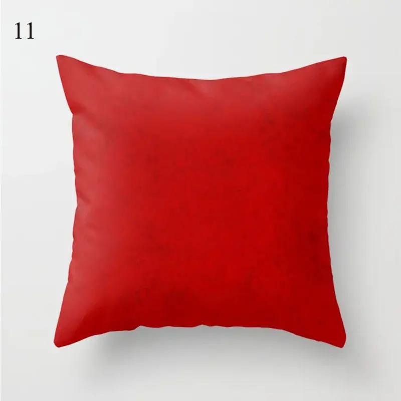 Red Printed Pillowcase Square Waist  Geometric Cute Cushion Cover Fashion Car Decoration Homeware