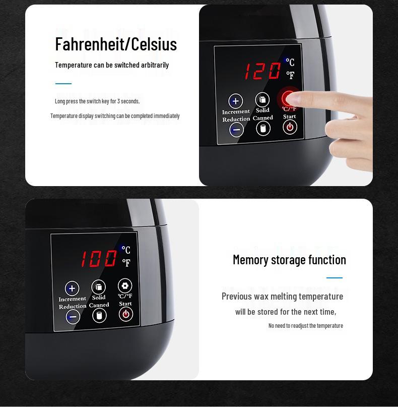 Mașină electrică de topit ceară depilatoare cu ceară de albine pentru uz casnic