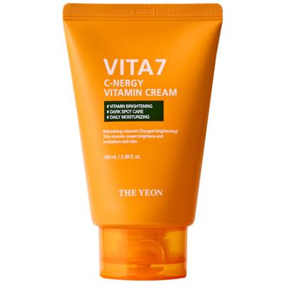 Die YEON Vita 7 Energie-Aufladecreme - 7-Vitamin-Komplex & Hallabong-Extrakt für Fleckenpflege & Beruhigende Feuchtigkeit, 100ml