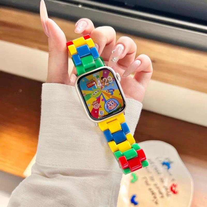 

Блокирующий ремешок Lego для ремешка iWatch, совместимый с iWatch Series 9 8 7 6 5 4 3 SE Ultra размеров 49 мм 45 мм 42 мм 38 мм 44 мм 40 мм S10-42 41 40 38mm