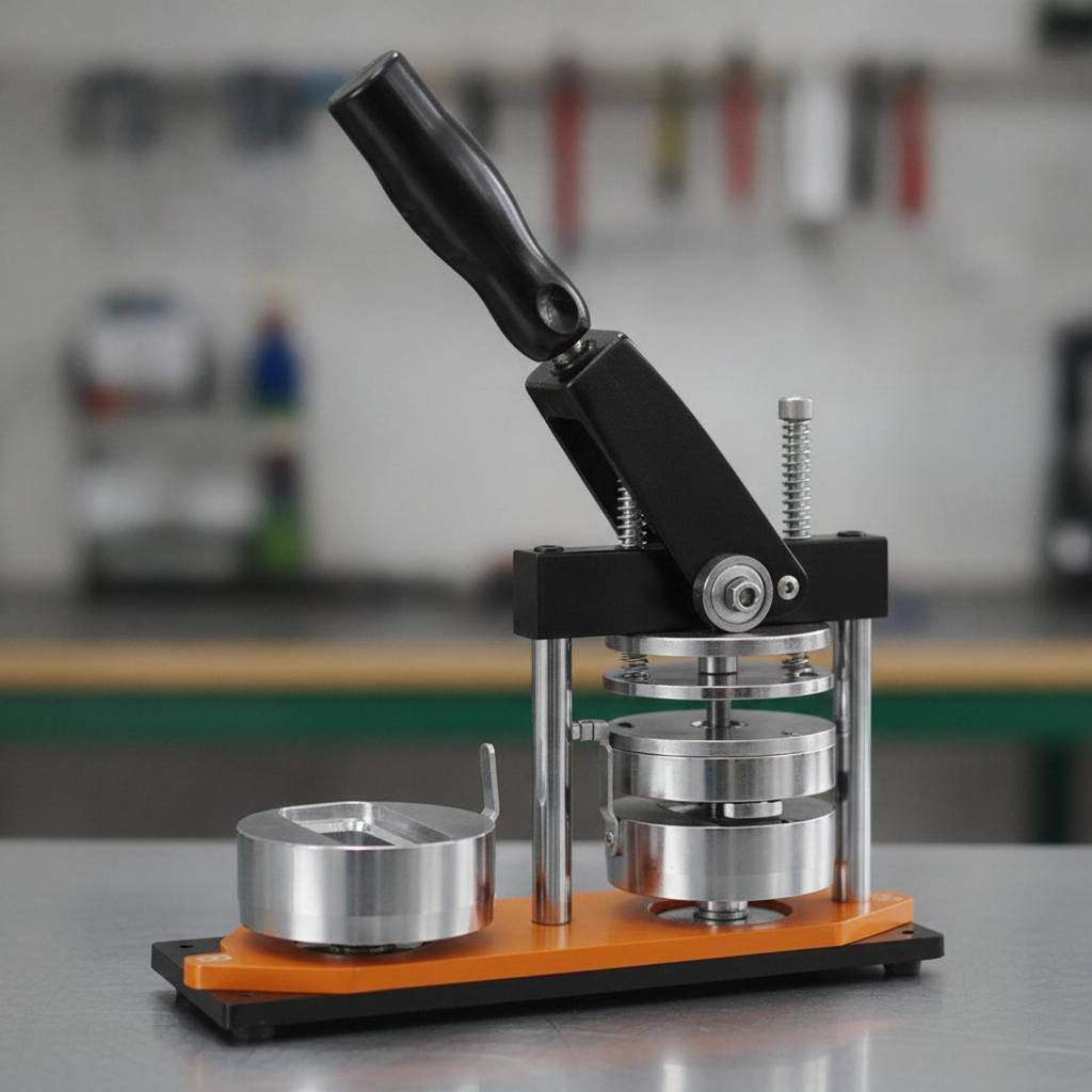 Pin Badge Press Manual Badge-Making Machine Benchtop for Crafters