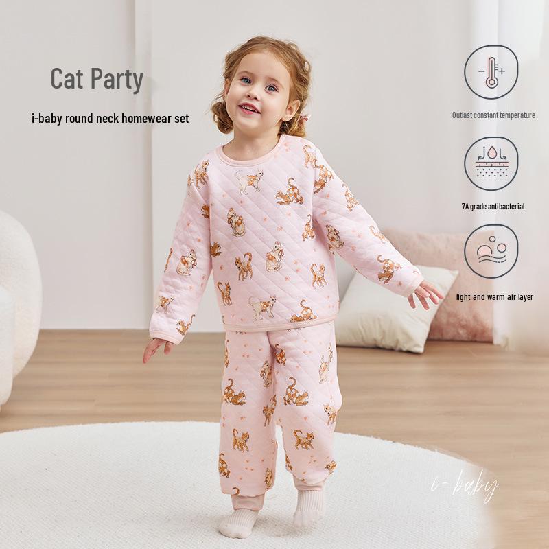 iBaby Британский Детский Антибактериальный Стеганый Домашний Комплект с Воздушным Слоем 110