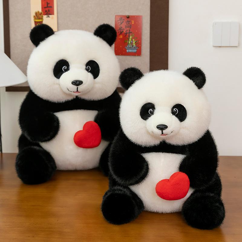 New Love Panda Doll Simulation Giant Panda Plush Toy Doll Super Cute Children's Gift