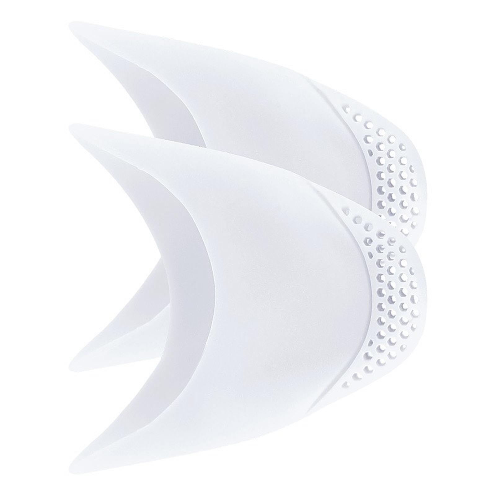 Toe Cover Toe Protectors Silicone Toe Pouches Gel Pads Pointe Shoes Protectors Gel Sock Pads Ballet Dance Toe Caps белый