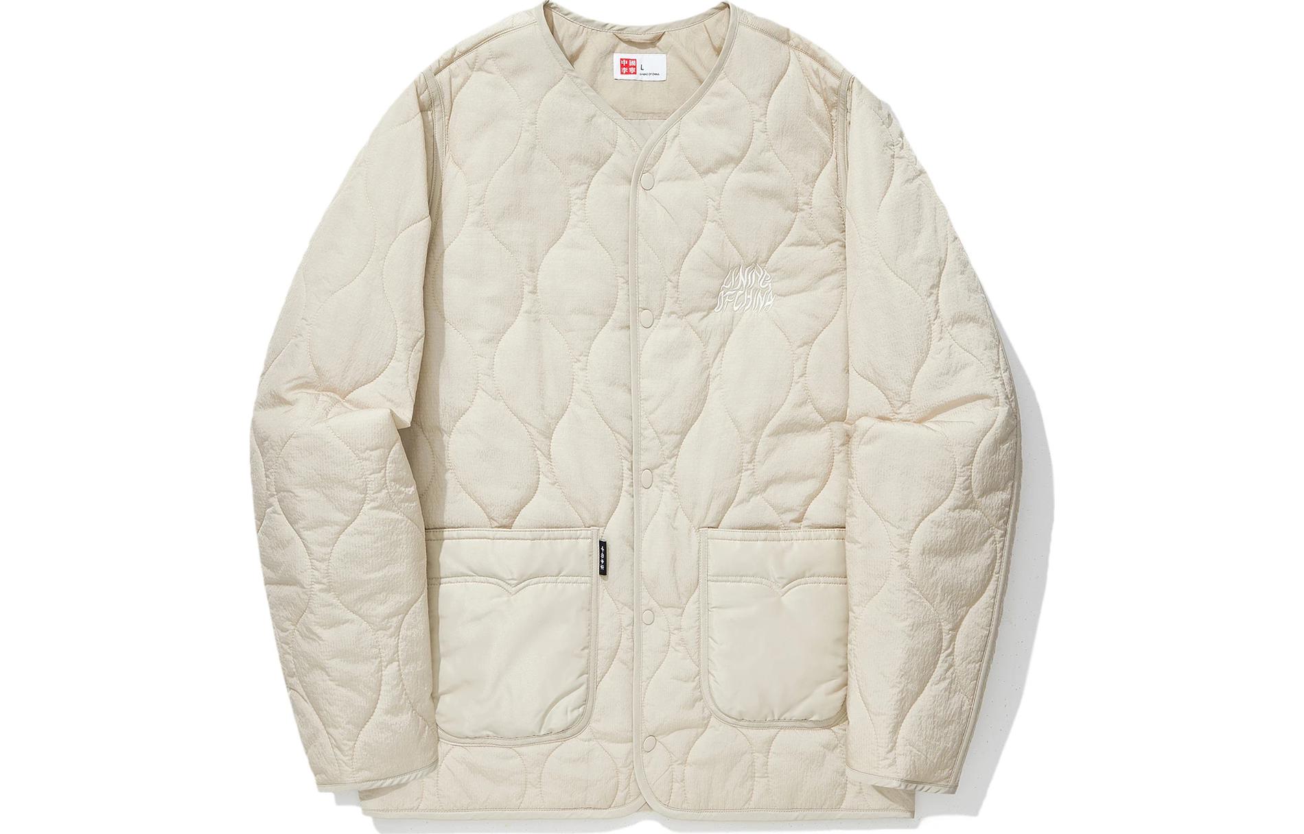 Li Ning Puffer Jacket Unisex Oat Gray AJMT077-1 L
