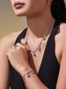 Qiong Yao Ocean Series Rhinestone Pendant Necklace & Hand Foot Chain Jewelry Set