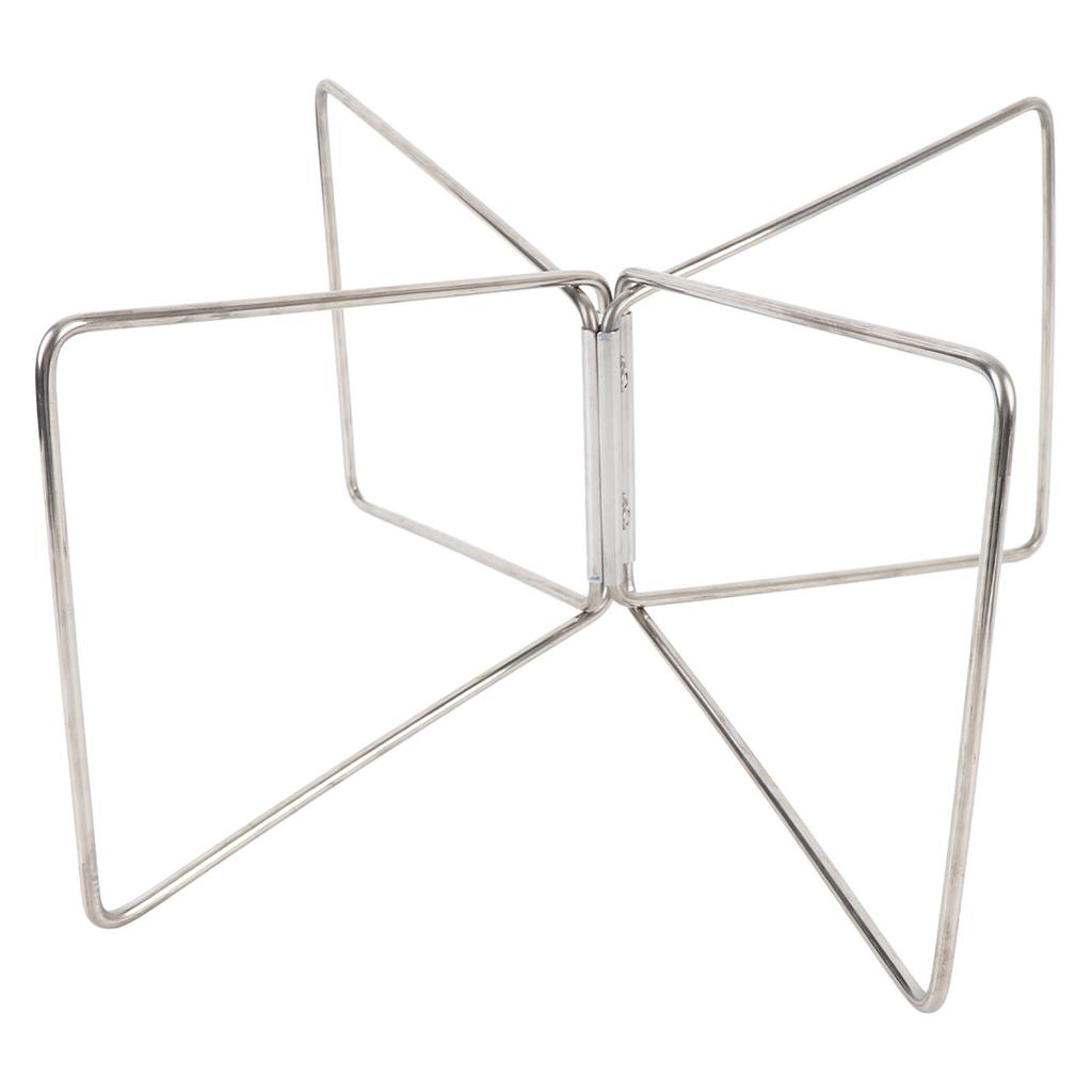 Foldable Cooler Stand Stainless Steel Damp Proof Outdoor Cooler Holder Stand for Camping