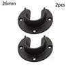 Lever Closet Bracket Hanger Set Stainless Steel Pole