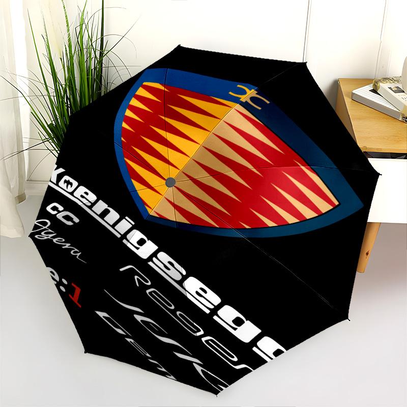 Koenigsegg: Precision Motion Folding umbrella 8 paraphenoid bones Suitable for all seasons Umbrella Three folds Umbrella