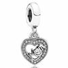 Crystal Simulate Pearl Heart Flower Beads For Women Bracelets And Bracelets DIY Jewelry