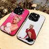 Doja Cat Sänger Handyhülle Für iPhone 17,16,15,14,13,12,11 Plus,Pro Max,XS,Farbige Silberbeschichtete Innenabdeckung