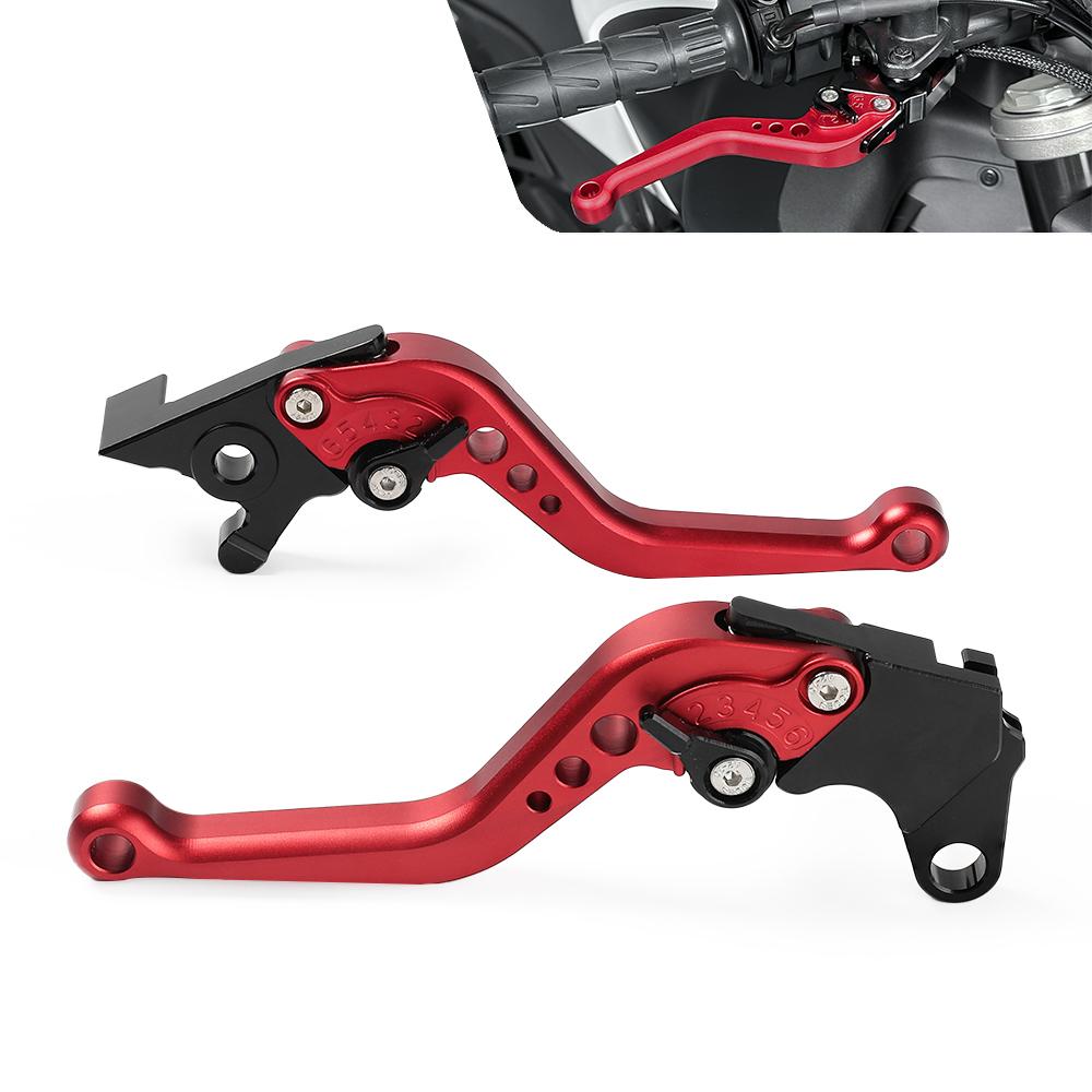 

MT-125 Brake Lever Clutch Lever For YAMAHA XSR125 MT125 YZF R125 Motorcycle Front Control Handles Lever XSR MT 125 Short Handle червоний