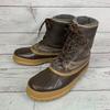 Made In Canada Heavy Genuine Leather Snow Boots Brown 22.5 Women's Lace-Up Mid