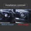 Carbon Fiber ABS Front Fog Light Lamp Cover Ring Trim Fit for BMW X5 F15 2014-18