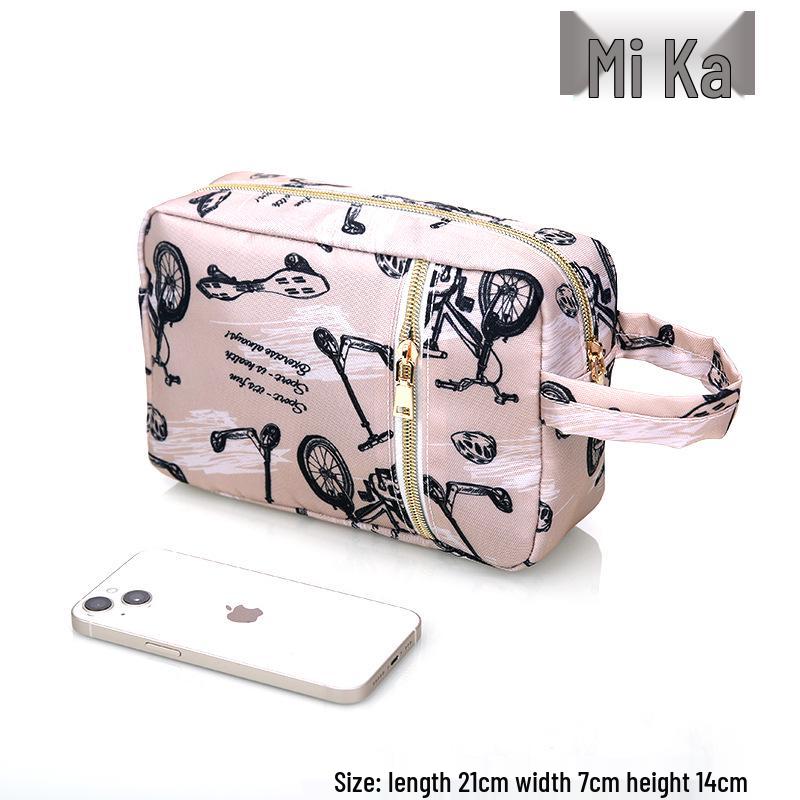 

Stylish Women s Small Waterproof Oxford Travel Toiletry and Cosmetics Storage Bag 21x7x14 cm