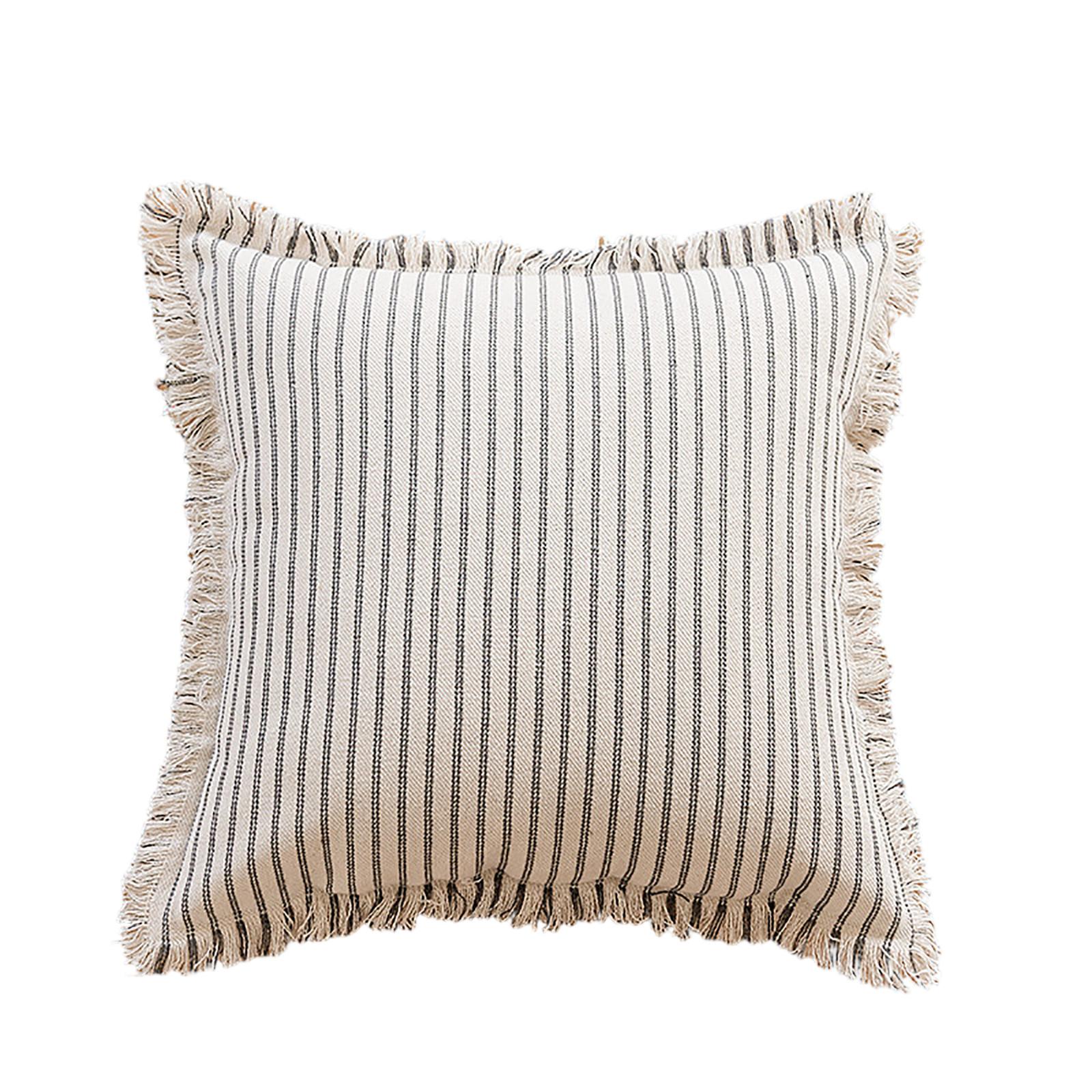 

Double Sided Striped Decorative Pillowcase (pillow Core Not Included) One Size