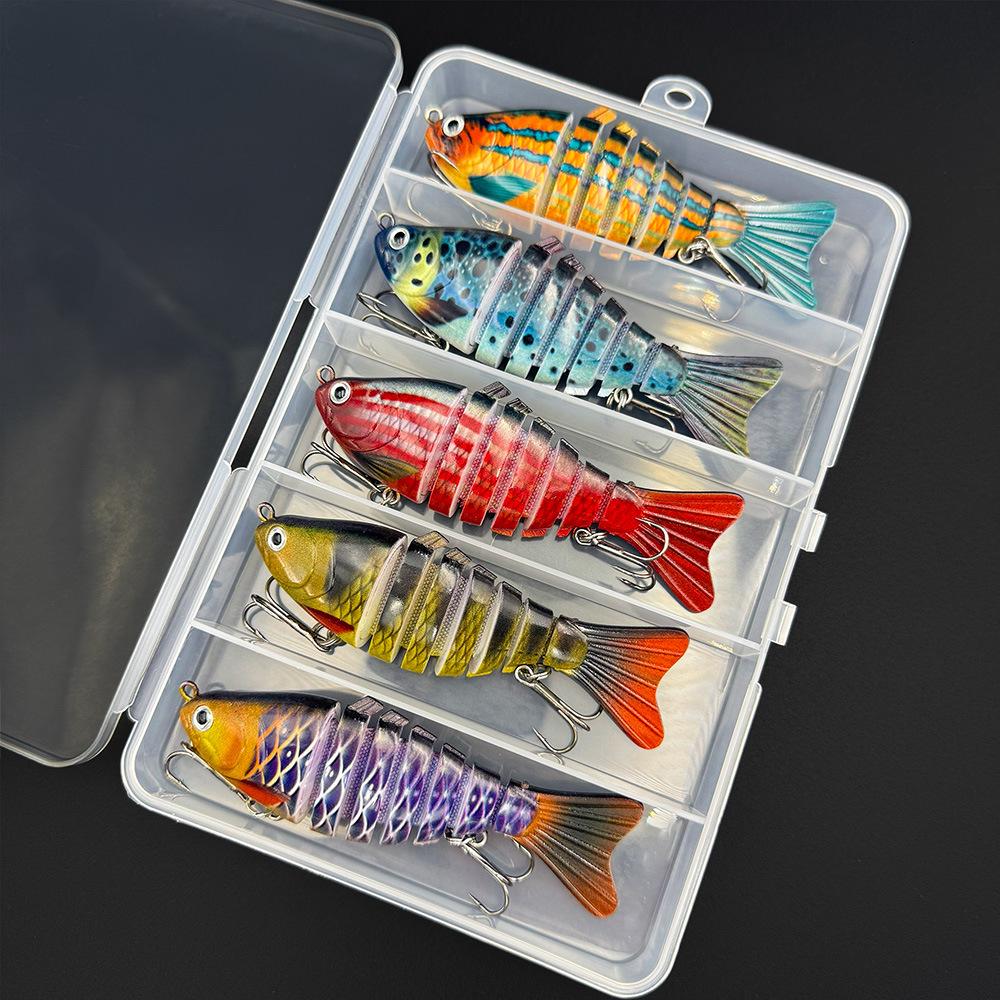 New UV Multi-section Fishing Lure - Artificial Bait & Tackle