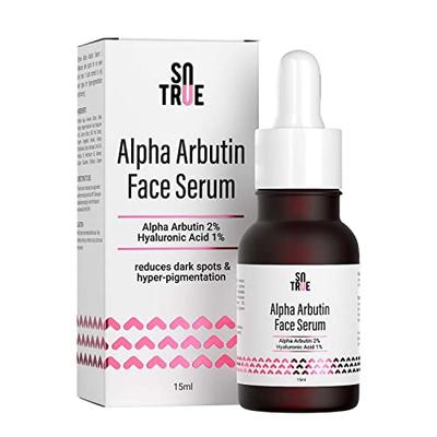 Sotrue Alpha Arbutin Gesichtsserum 15 ml | Für dunkle Flecken, klare und strahlende Haut