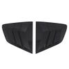 Car Accessories ABS Carbon Fiber Rear Side Window Louvers Shutters Blinds Cover Trim For Nissan Rogue X-Trail T32 2014-2017-