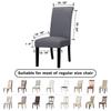 Elastic Solid Color Chair Cover Spandex Stretch Slipcovers Chair Seat Covers for Kitchen Dining Room Wedding Banquet Home Decor