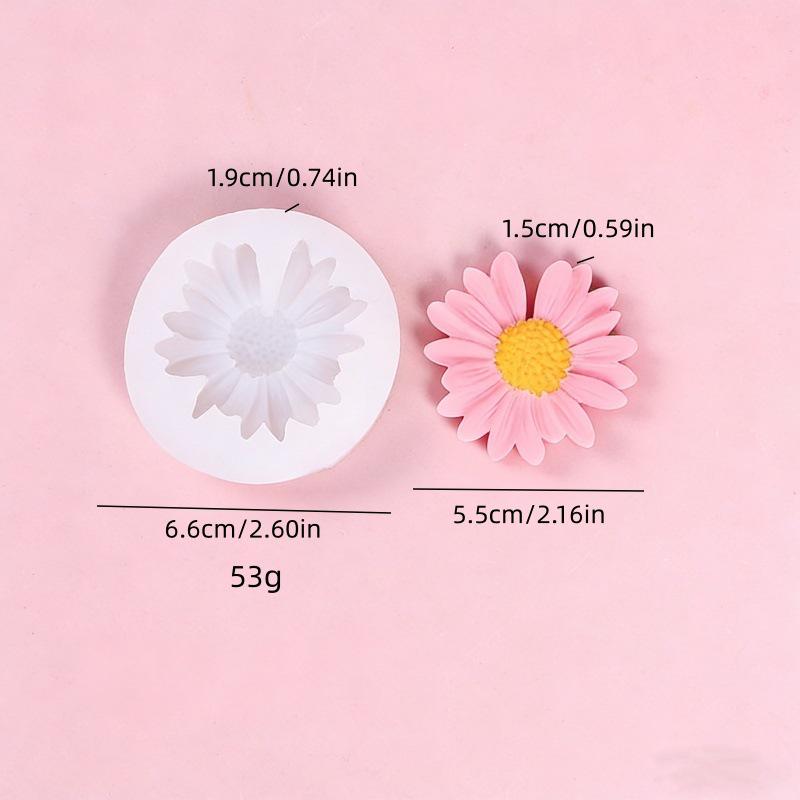 Chamomile Daisy Silicone Mold for DIY Aromatherapy Car Vent Clip Decor
