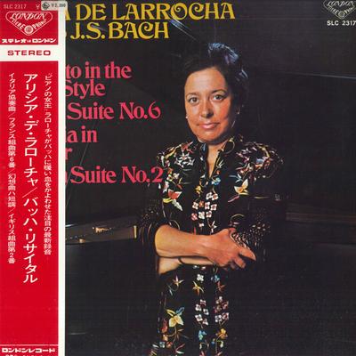 LP Record ALICIA DE LARROCHA  Plays Bach SLC2317 LONDON 1973 Japan Classical Used