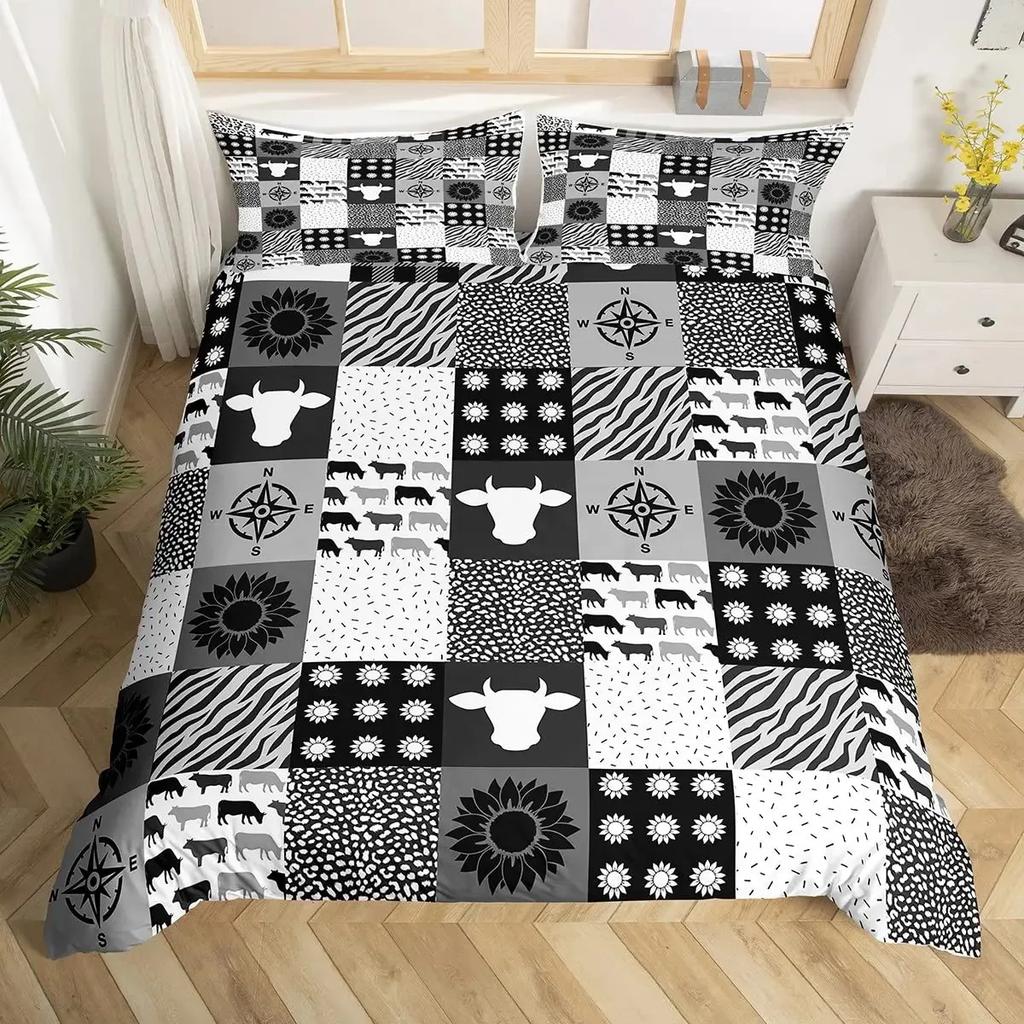 Zebra Duvet Cover Set King Size 3D Horses Steed Bedding Sets Africa Wild Animal Comforter Cover Set Personalized Bedspread Cover