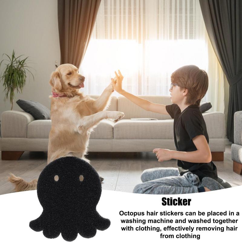 Laundry Pet Hair Catcher 2X Octopus Pet Lint Small Catcher Double-Sided Reusable Remover Efficient For Laundry Household Carpet