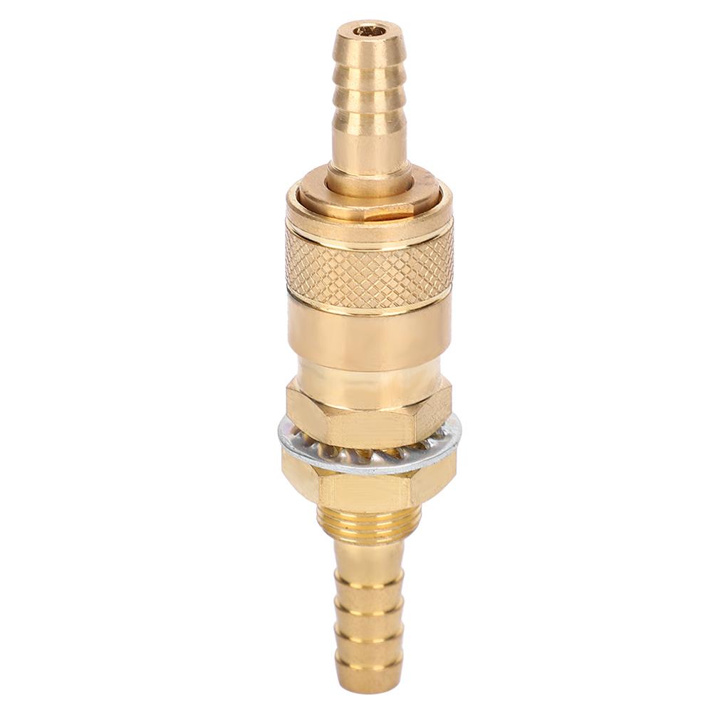 8mm Pair of Water Cooled & Gas Adapter Quick Connector Fitting for MIG TIG Welder Torch