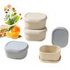 Reusable Silicone Containers - Large Silicone Food Storage Containers, BPA-free, Airtight, Dishwasher and Refrigerator Safe