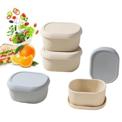 Reusable Silicone Containers - Large Silicone Food Storage Containers, BPA-free, Airtight, Dishwasher and Refrigerator Safe