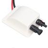 Solar Double Cable Entry Gland Box Waterproof Housing for RV Roof Boat Yacht Camping Travel with 2m 10AWG Extension Cord