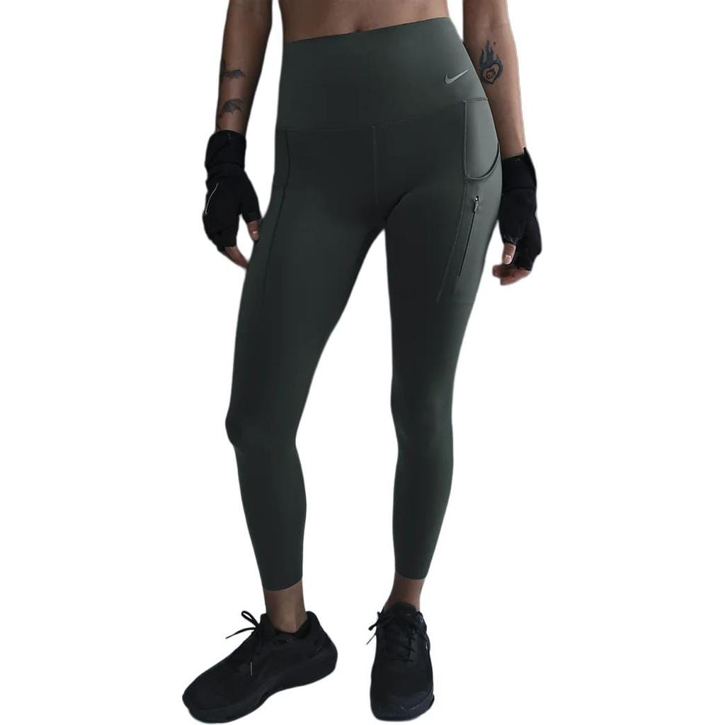 Nike Go Sporthose Damen Vintage Grün/Schwarz DQ5640-338