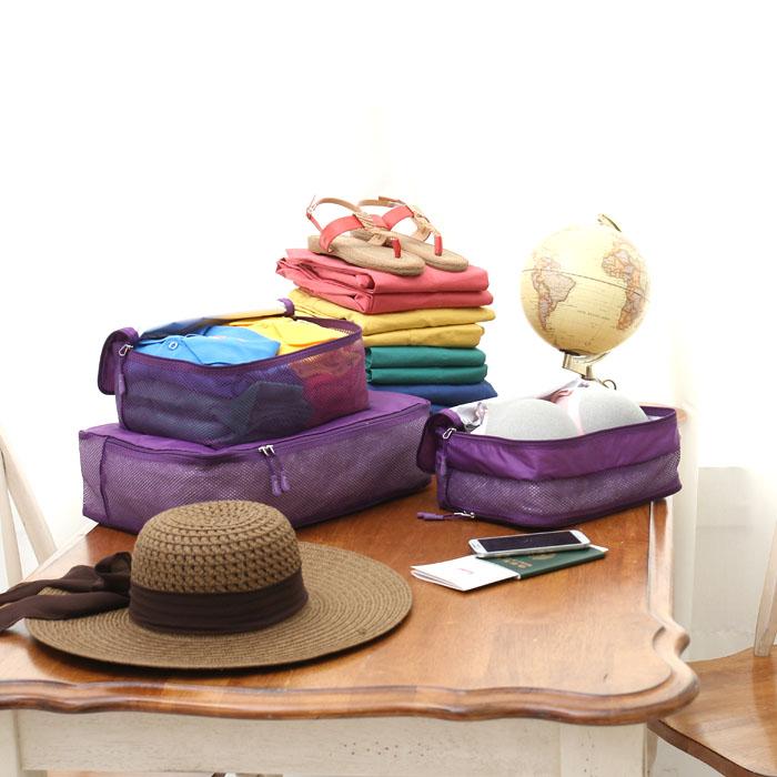 Rollykits 3-Piece Smart Travel Pouch Rtpsss3