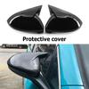 2Pcs Rearview Mirror Cap 5G0 857 537 Sticker Side Mirror Cover Carbon Fiber Exterior Side Rearview Mirror Cap for VW Golf 14-19