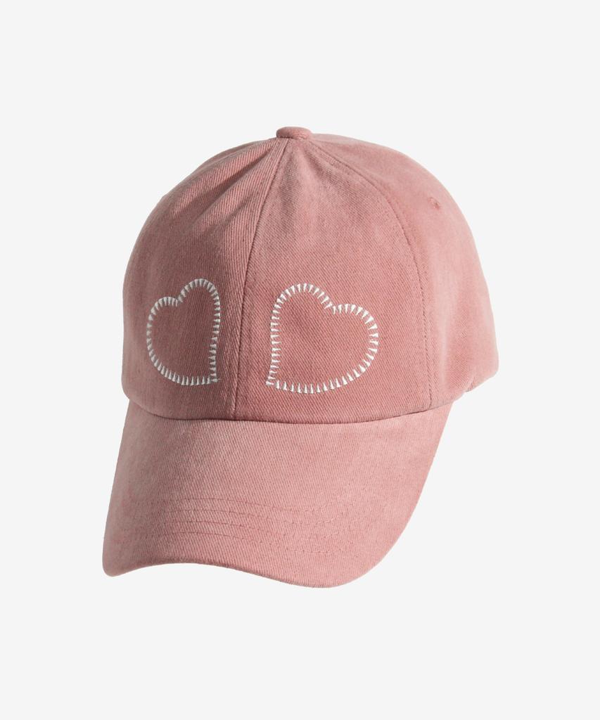 Ongo Double Heart Knot Cap [Pink]