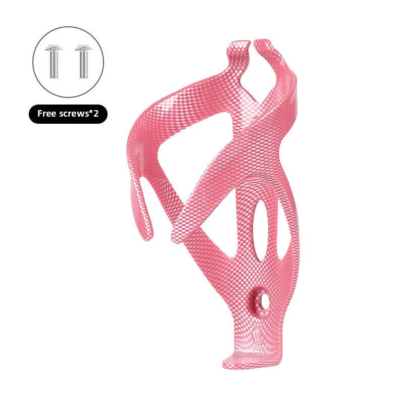 Bike Water Bottle Holder Plastic Carbon Fiber Water Bottle Cage Road Bikes Mountain Bicycle Water Bottl Holder Riding Accessorie