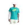 Miler Ss25 Run Energy Comoda Lettera Versatile T-shirt a Maniche Corte Uomo Top Blu HJ3565-345