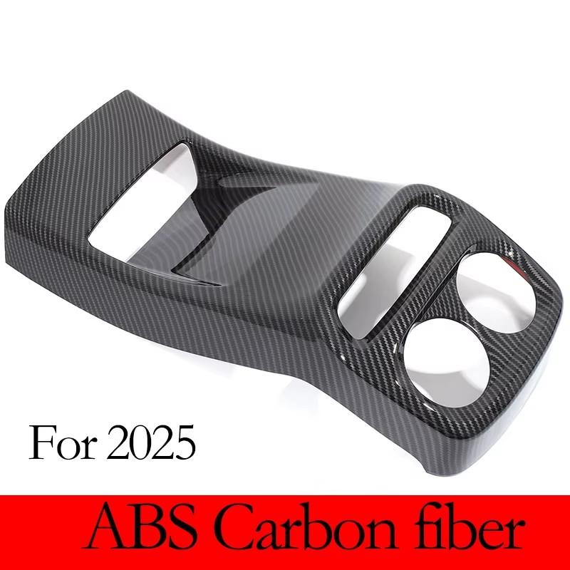 For Mercedes-Benz G-Class W464 W465 2019-2026 Carbon Fiber Rear Air Condition Outlet Vent Frame Cover Trim Car Accessories