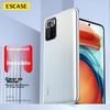 ESCASE Redmi Note 10 Pro Phone Case, Shockproof Full Coverage/soft Ultra-Thin Silicone (With Lanyard Hole), Transparent Soft Case
